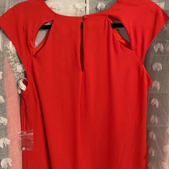 Scarlet red Bisou Michelle Bohbot Holiday Dress - Picture 5 of 7